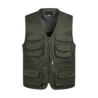 2019 mężczyźni multi-pocket klasyczny kamizelka mężczyzna bez rękawów rozładunek trwały płaszcz kamizelka robocza fotograf Tactical Mesh kamizelka 1